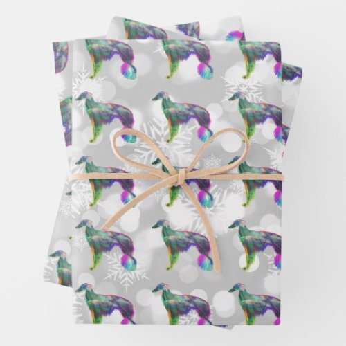 Wispy Silken Windhound  Wrapping Paper Sheets