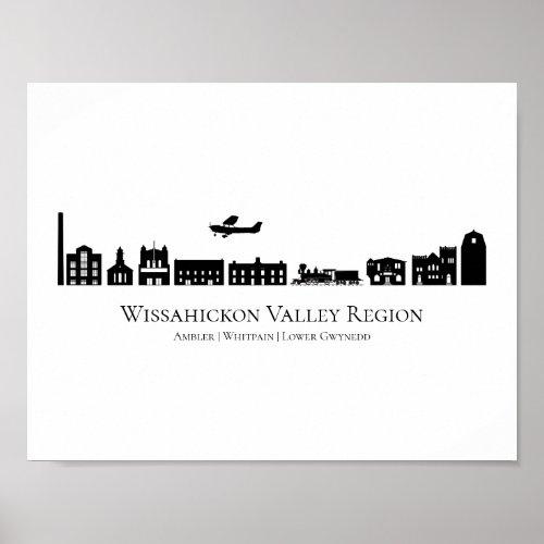 Wissahickon Valley Region Landmarks Poster