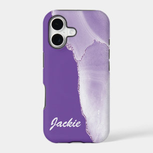 Wisteria and Lavender Marble iPhone 17 Case