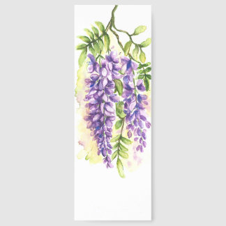 Wisteria Bookmark – Watercolor Art PrintBookmark