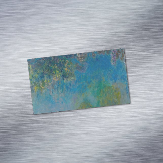 Wisteria by Claude Monet Business Card Magnet (In Situ)