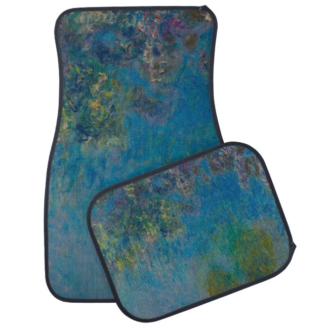 Wisteria by Claude Monet Car Floor Mat (Set)
