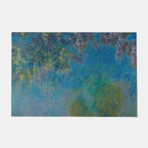 Wisteria by Claude Monet Doormat