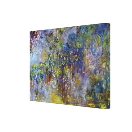 Wisteria by Claude Monet, Vintage Impressionism Canvas Print