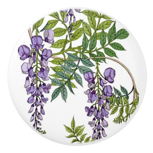 Wisteria Ceramic Knob