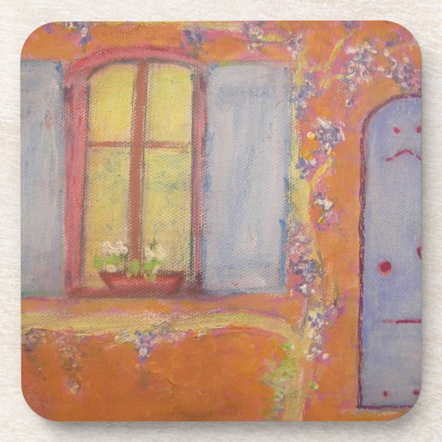 Wisteria Cottage Beverage Coaster (Front)