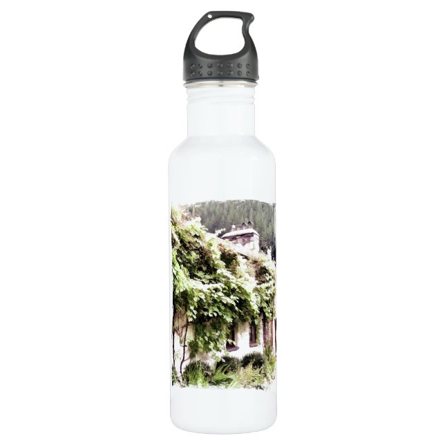 WISTERIA COTTAGE WATER BOTTLE (Front)