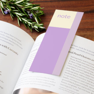 Wisteria Cream Bookmarks
