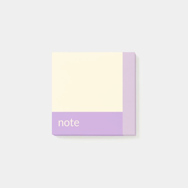 Wisteria Cream Post-it Notes (Front)