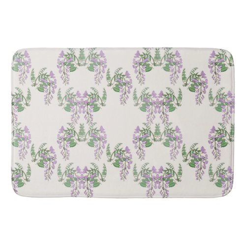 Wisteria Dream Floral Bath Mat