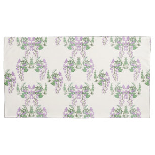 Wisteria Dream Floral Pillow Case