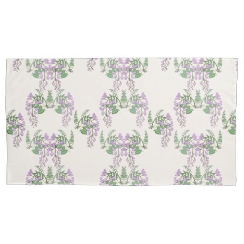 Wisteria Dream Floral Pillow Case