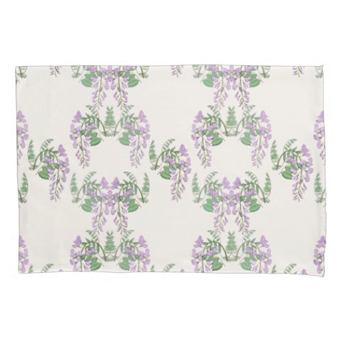 Wisteria Dream Floral Pillow Case