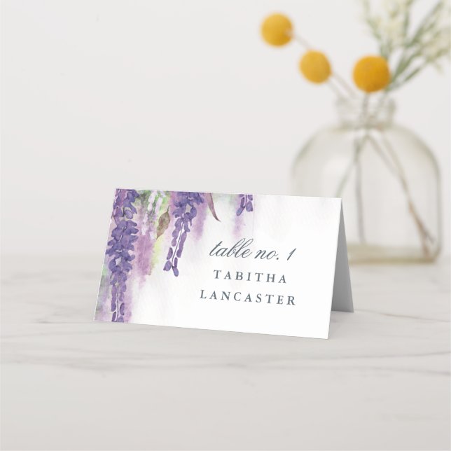 Wisteria dreams place card (Front)