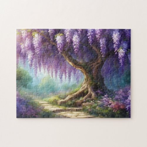 Wisteria Enchanted Garden Jigsaw Puzzle