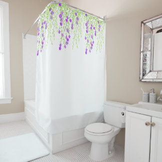 Wisteria Flowering Shower Curtain