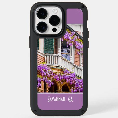 Wisteria Flowers _ Historic Savannah GA Photo Speck iPhone 14 Pro Max Case