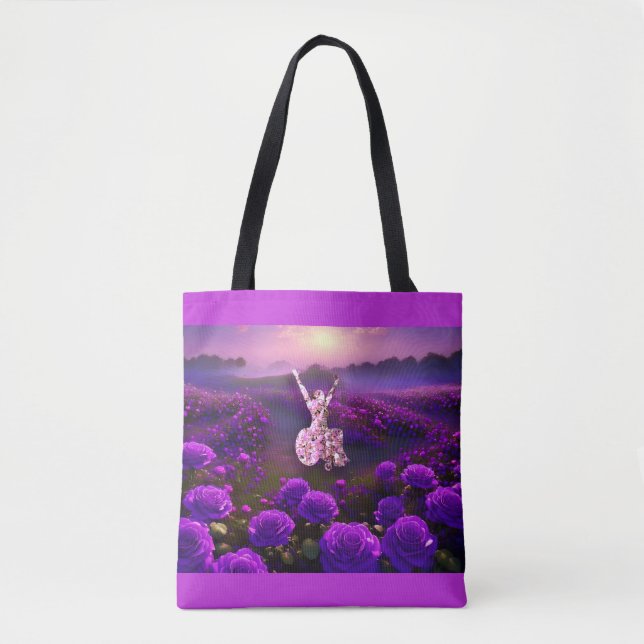 Wisteria Gal Tote Bag (Front)