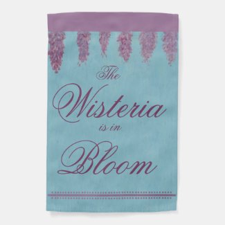 Wisteria Garden Flag
