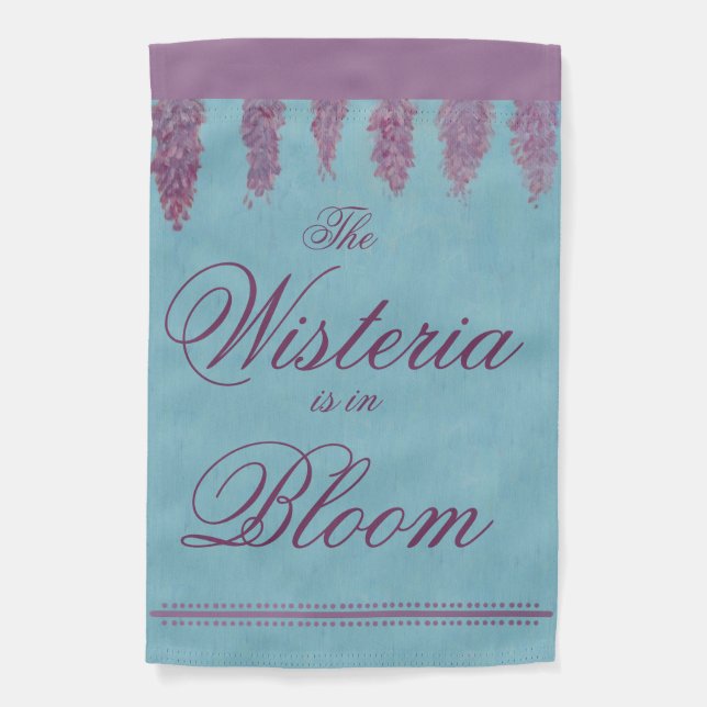 Wisteria Garden Flag (Front)