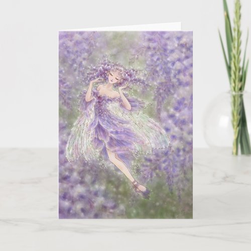Wisteria Greeting Card