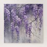 Wisteria Jigsaw Puzzle<br><div class="desc">Serene wisteria with a misty background</div>