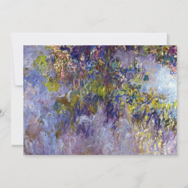 Wisteria (left half) by Claude Monet (Front)