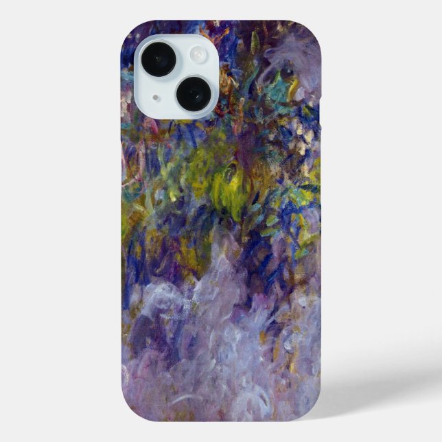 Wisteria (left half) by Claude Monet Case-Mate iPhone Case (Back)