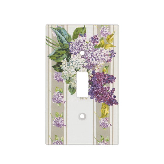Wisteria Light Switch Cover (Front)