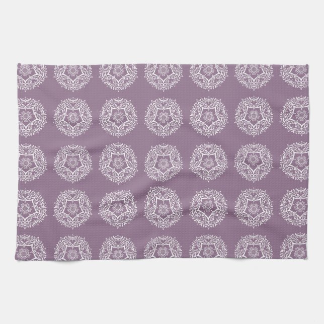 Wisteria Mandala Towel (Horizontal)