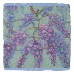 Wisteria Marble Stone Trivet