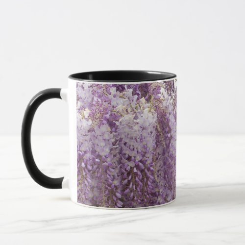 Wisteria on the facades of houses in the Gers Mug