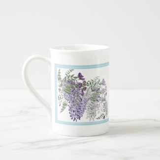 Wisteria Profusion Botanique Bone China Mug