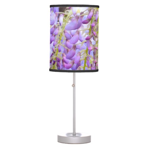 Wisteria Purple Floral Blossom Tree Violet  Table  Table Lamp