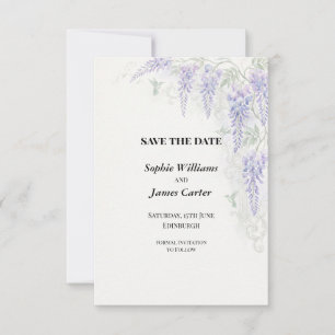 Wisteria Regency Grandeur Romantic Save The Date