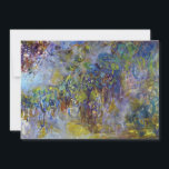 Wisteria (right half) by Claude Monet<br><div class="desc">Wisteria (right half) (1917-1920) by Claude Monet is a vintage impressionist fine art nature painting featuring the right half of a larger floral still life painting. Part of a series of wisteria flower paintings that Monet painted in the spring from his gardens in Giverny, France. About the artist: Claude Monet...</div>