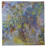 Wisteria (right half) by Claude Monet