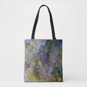 Wisteria (right half) by Claude Monet Tote Bag