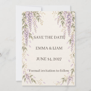Wisteria Save the Date