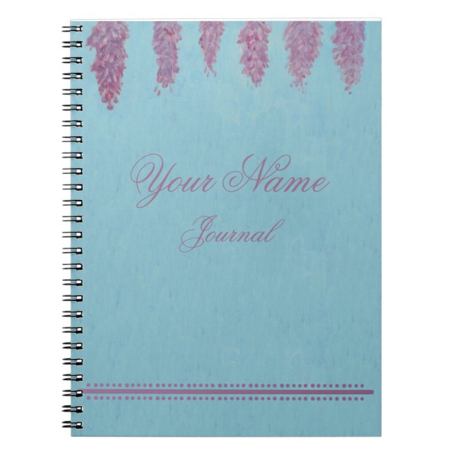 Wisteria Spiral Photo Notebook (Front)