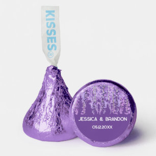 Wisteria Watercolor Flowers Floral Wedding Hershey®'s Kisses®