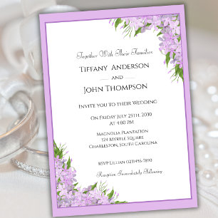 Wisteria Wedding Invitation