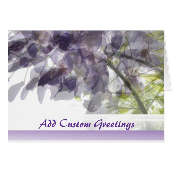 Wisteria Whisper/All Occasion Custom Card