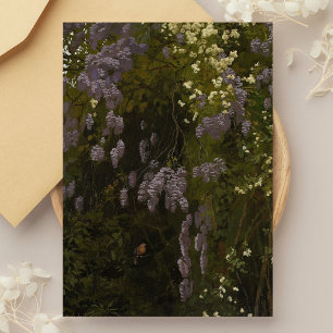 Wisterias in Bloom - Floral Composition Postcard