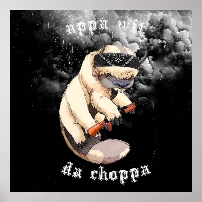 wit da choppa appa poster (Front)