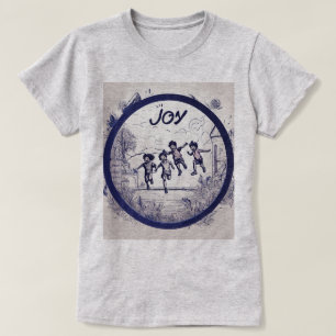 "Wit Eternal Joy: Vibrant Multi-Color T-Shirt" T-Shirt
