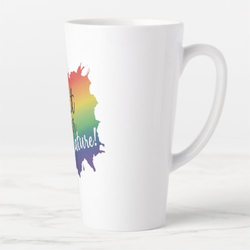 Wit our signature latte mug