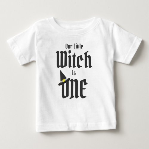 Witch 1st Birthday Baby T_Shirt