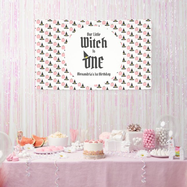 Witch 1st Birthday Banner (Party)