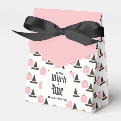 Witch 1st Birthday Favor Boxes